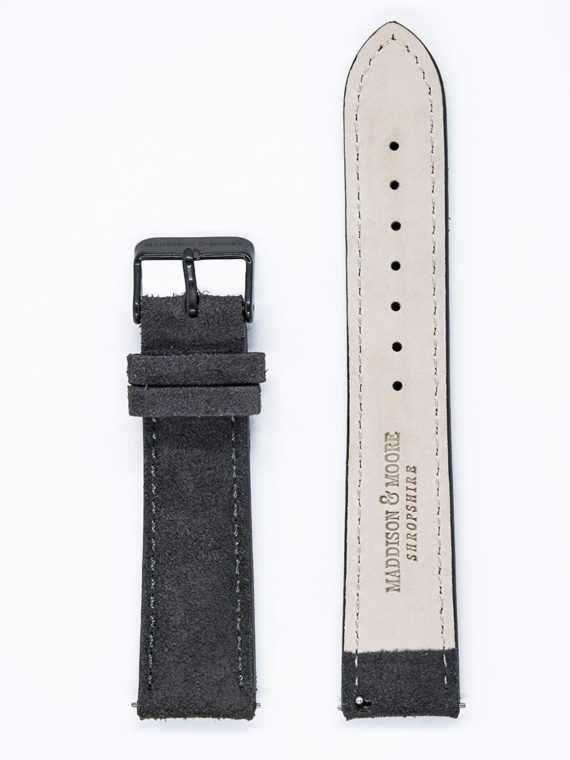 Maddison&MooreMidnightBlackSuedeStrap