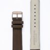 Luxurious leather unisex watch strap